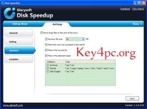 Glarysoft Disk SpeedUp